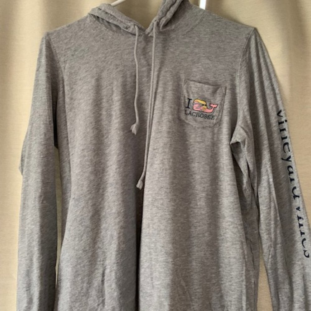 Vineyard Vines Women's Lacrosse Hoodie T-Shirt size Medium